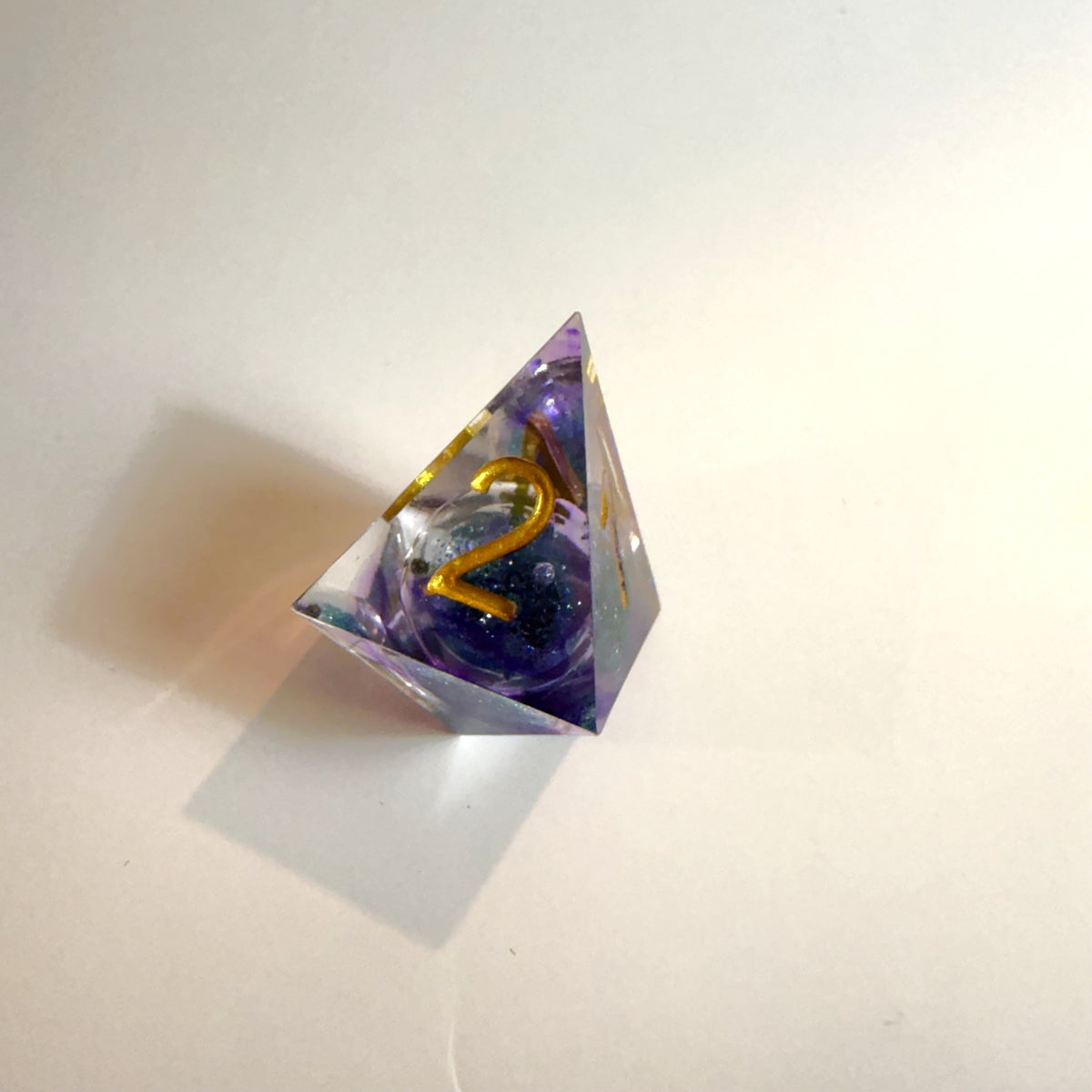 Nebulite Core Liquid Core Resin Dice Set