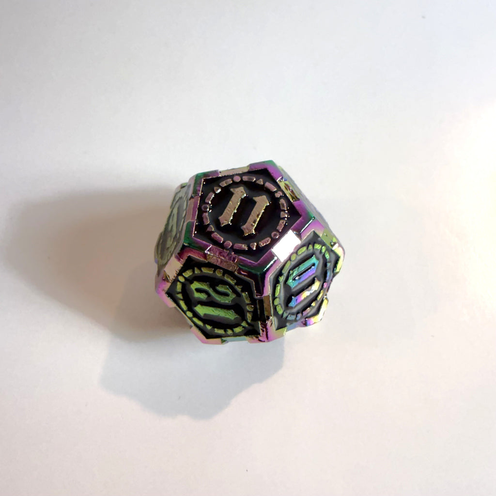 Chaotic Ritual Solid Metal Dice Set