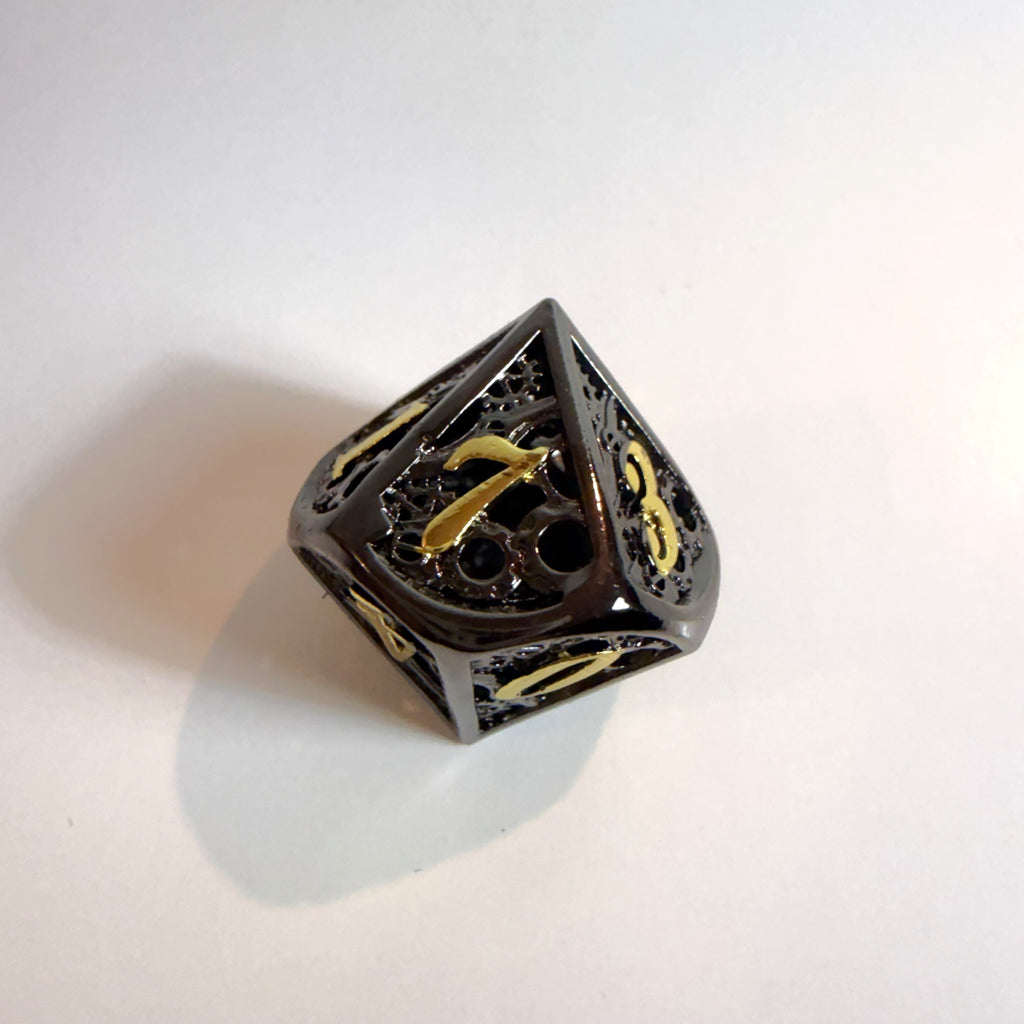 Set de dés en métal creux Clockwork Dominion