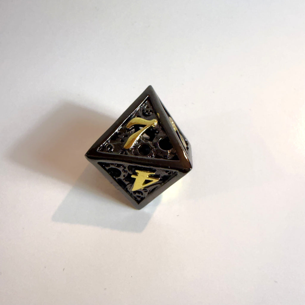 Set de dés en métal creux Clockwork Dominion