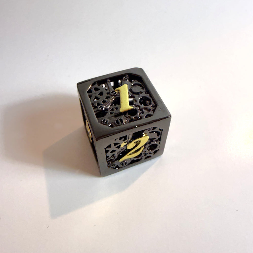 Set de dés en métal creux Clockwork Dominion