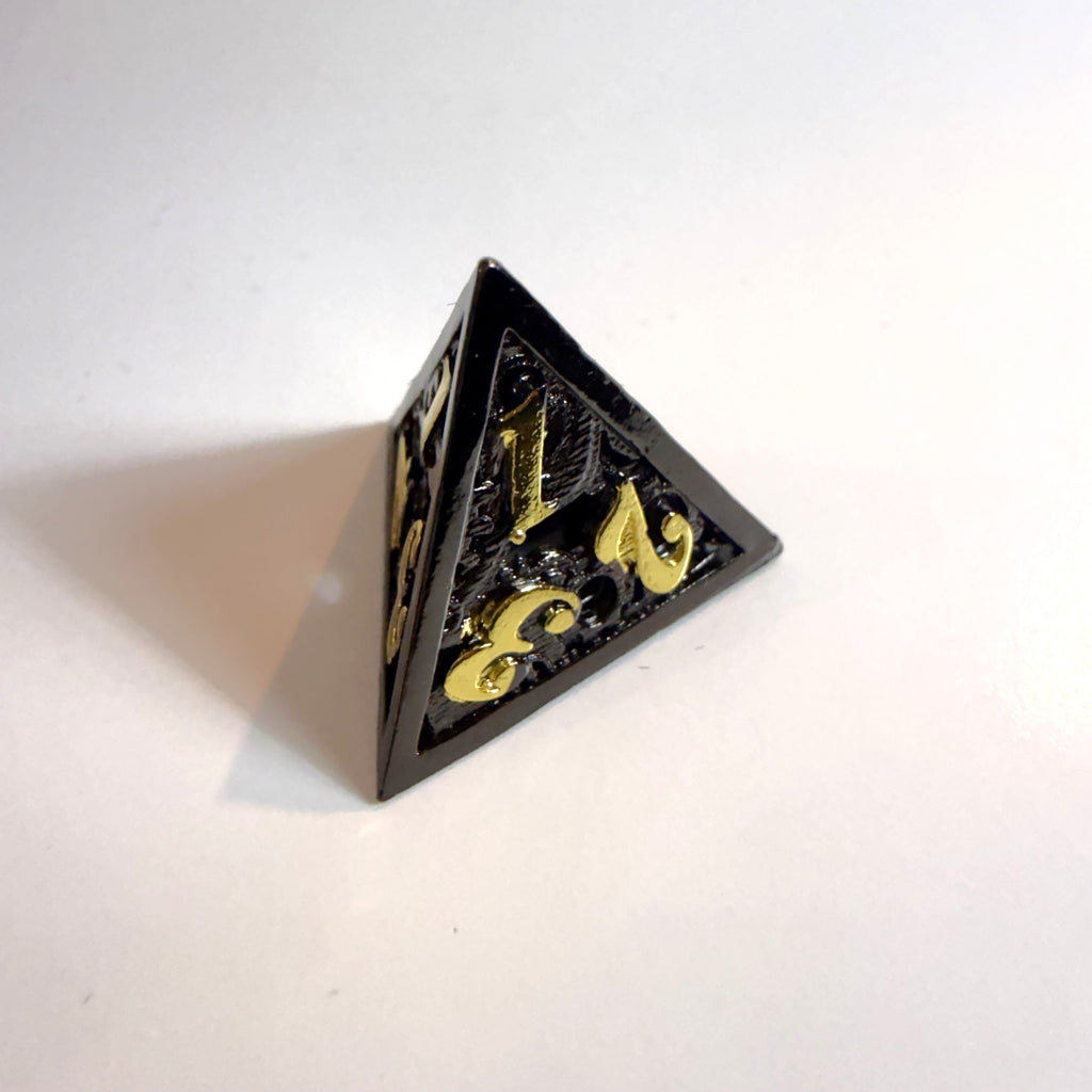 Set de dés en métal creux Clockwork Dominion