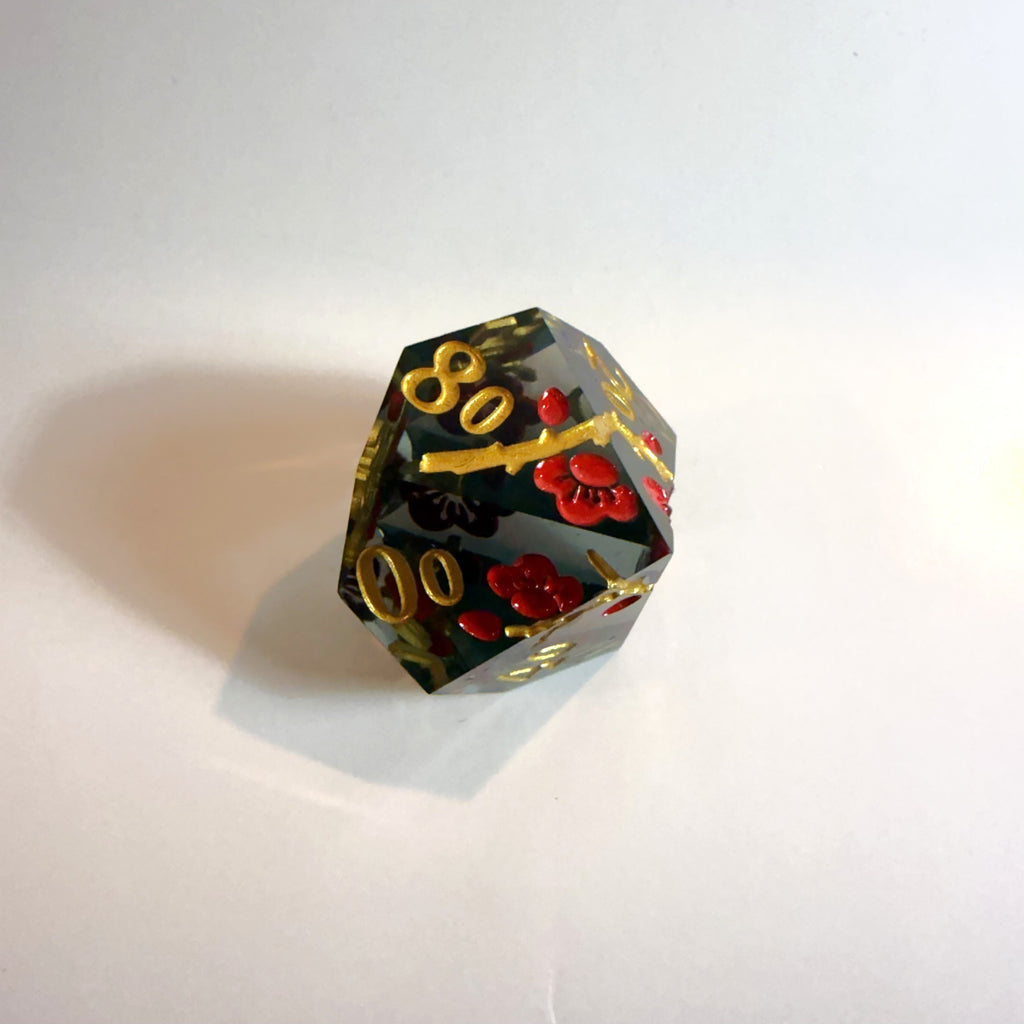 Set de dados de resina Shadow Blossom Sharp Edge