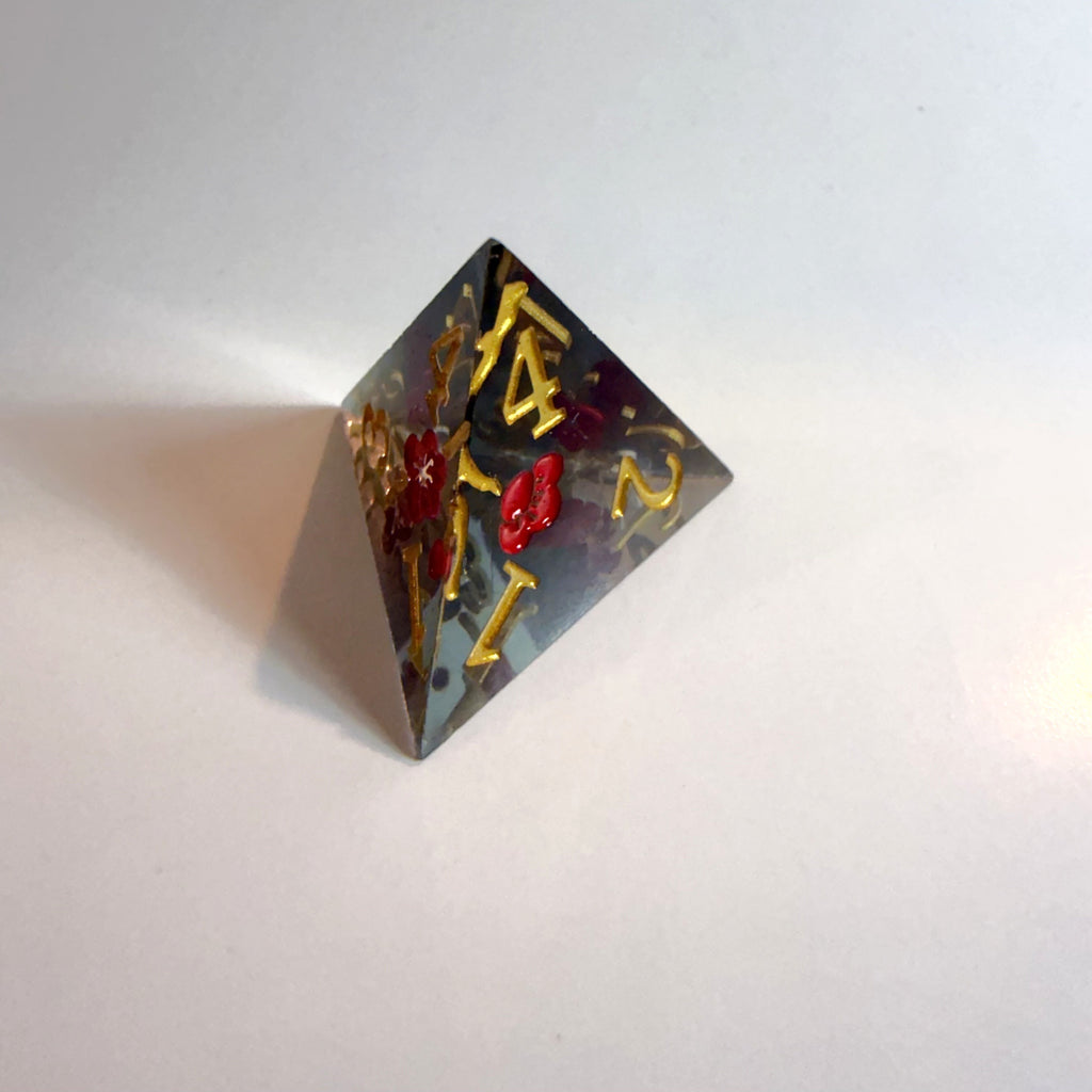 Set de dados de resina Shadow Blossom Sharp Edge