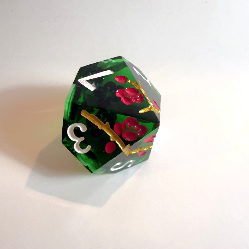 Set di dadi in resina Spirit Blossom Sharp Edge