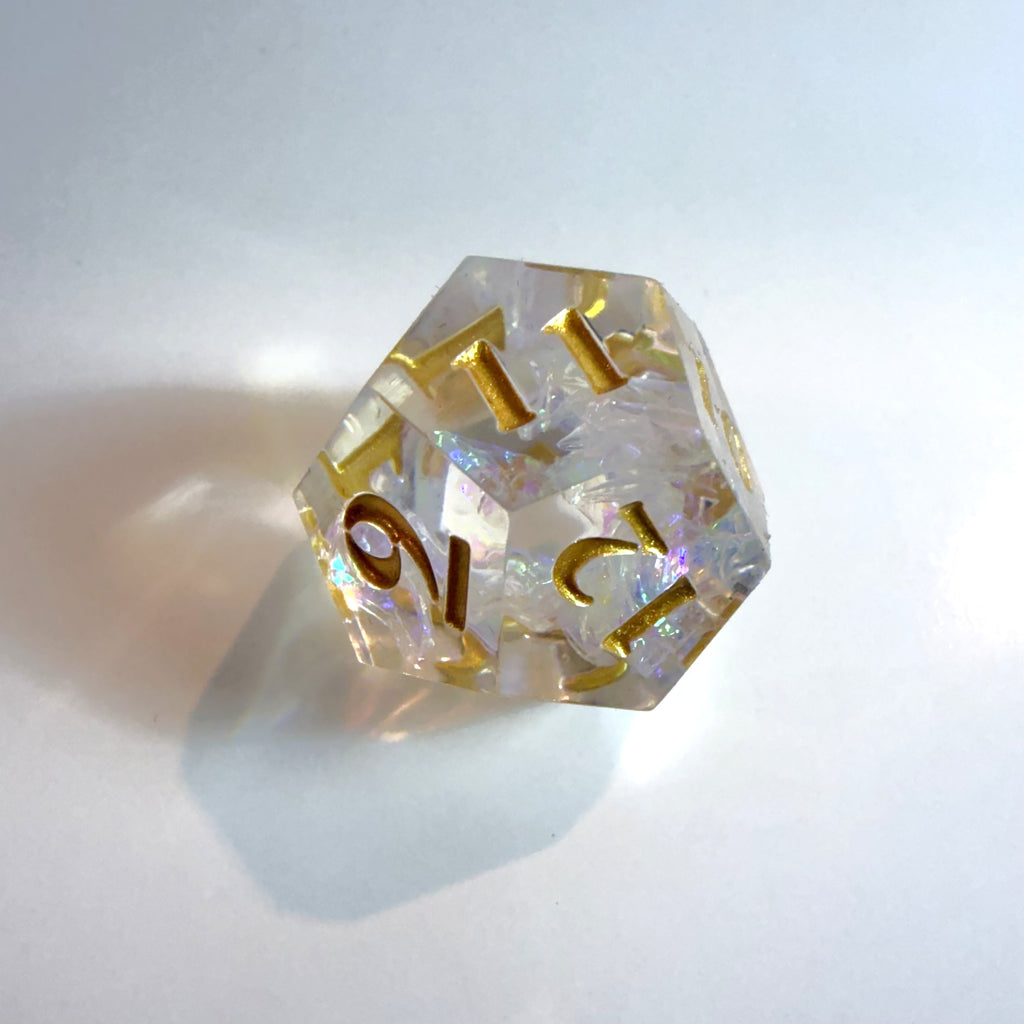 Prism Spark Sharp Edge Resin Dice Set