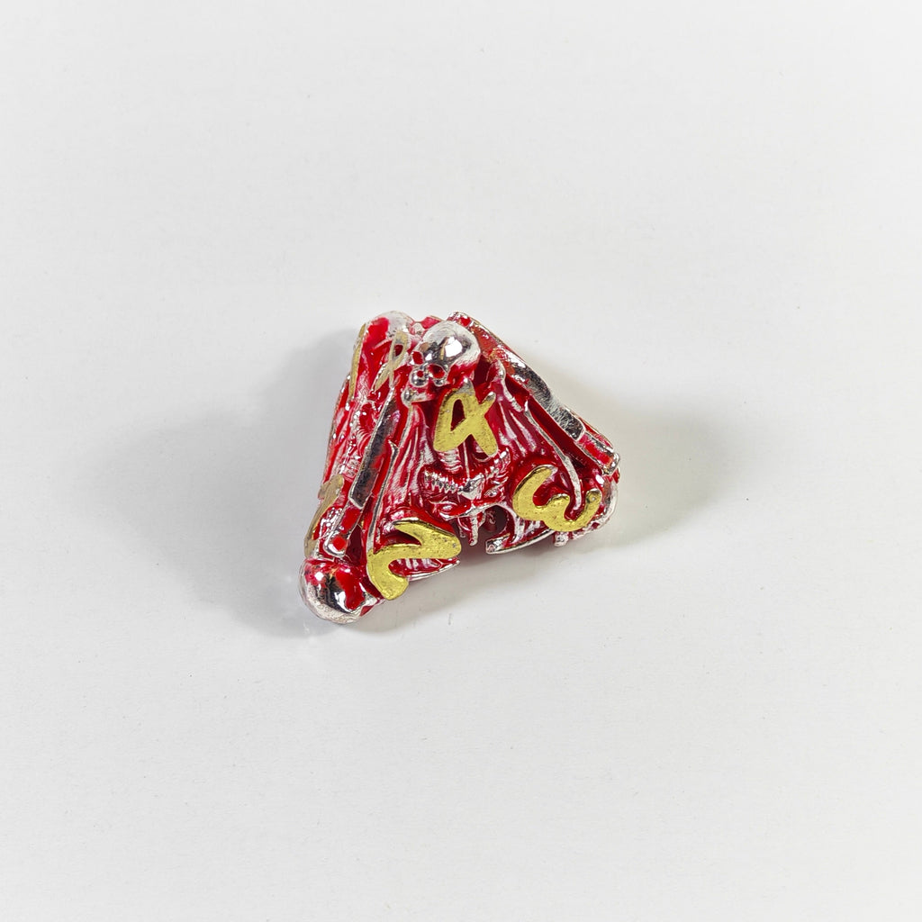 Drachenschädel-Hort Hohlmetall-Würfelset
