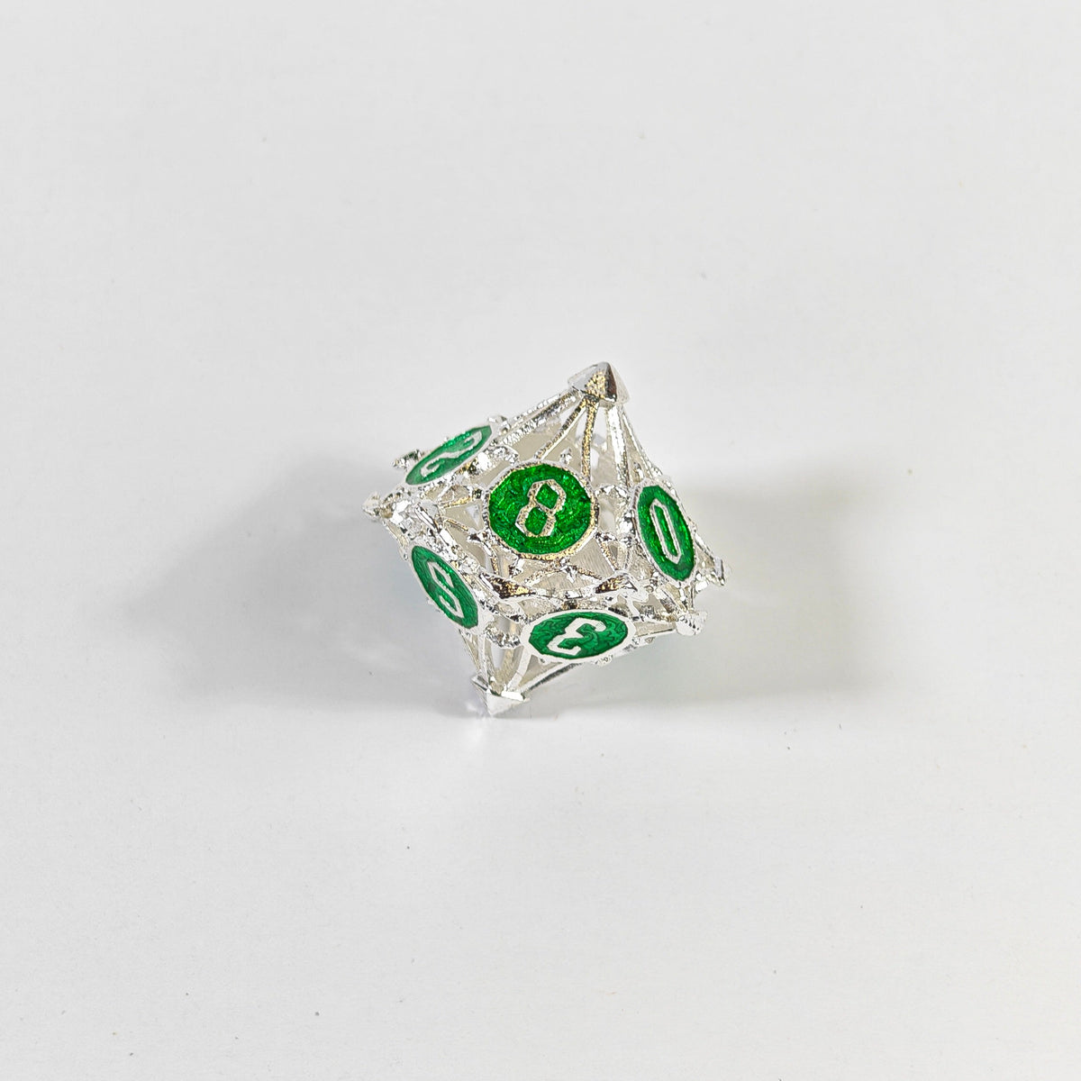 Silbernes Green-Arrow-Hohlwürfel-Set