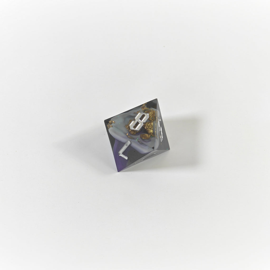 Cosmic Dust Sharp Edge Resin Dice Set