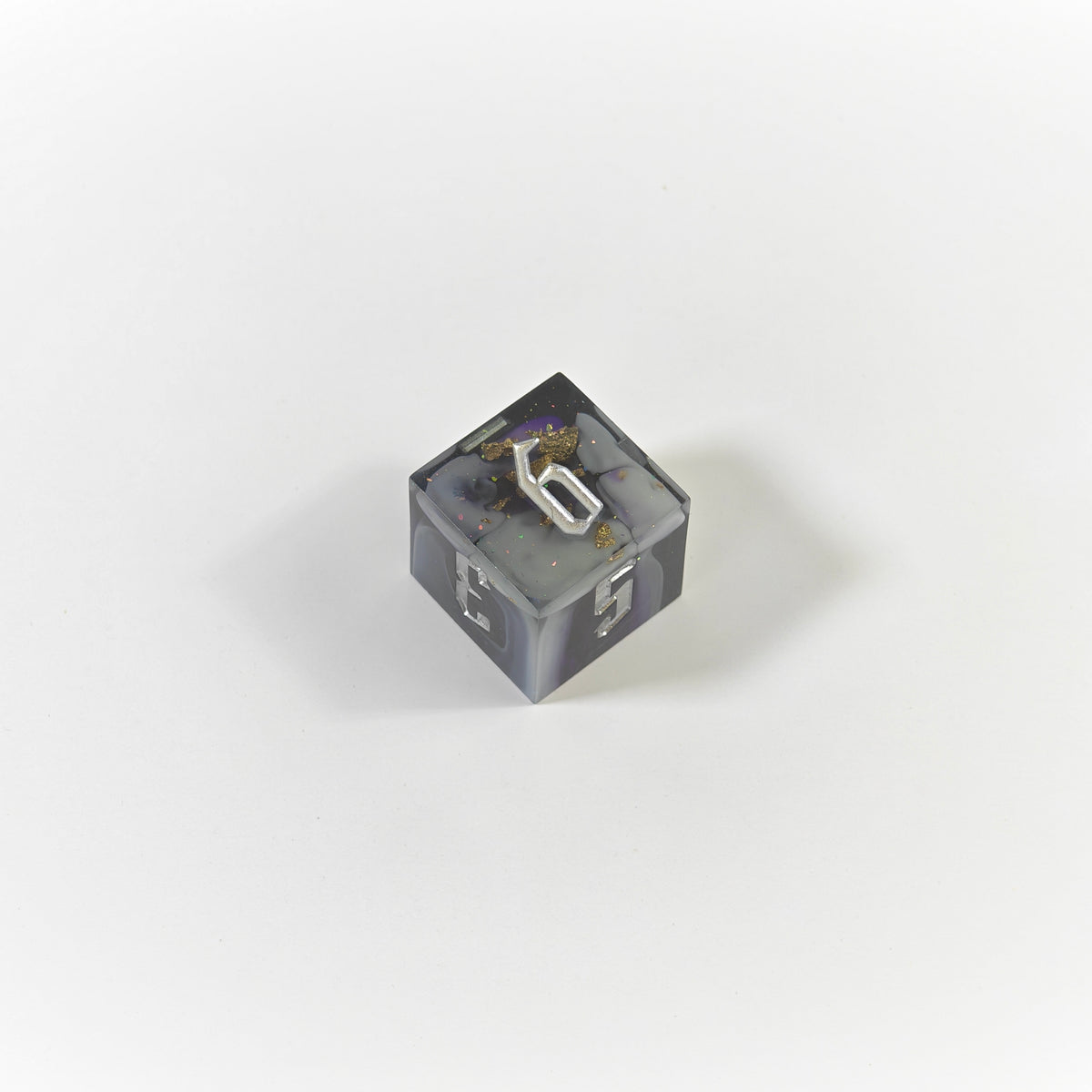 Cosmic Dust Sharp Edge Resin Dice Set