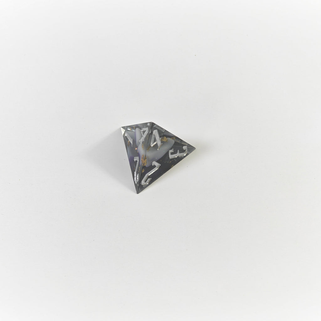 Cosmic Dust Sharp Edge Resin Dice Set