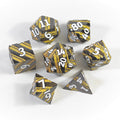 Set de dados de metal sólido Golden Ripclaw