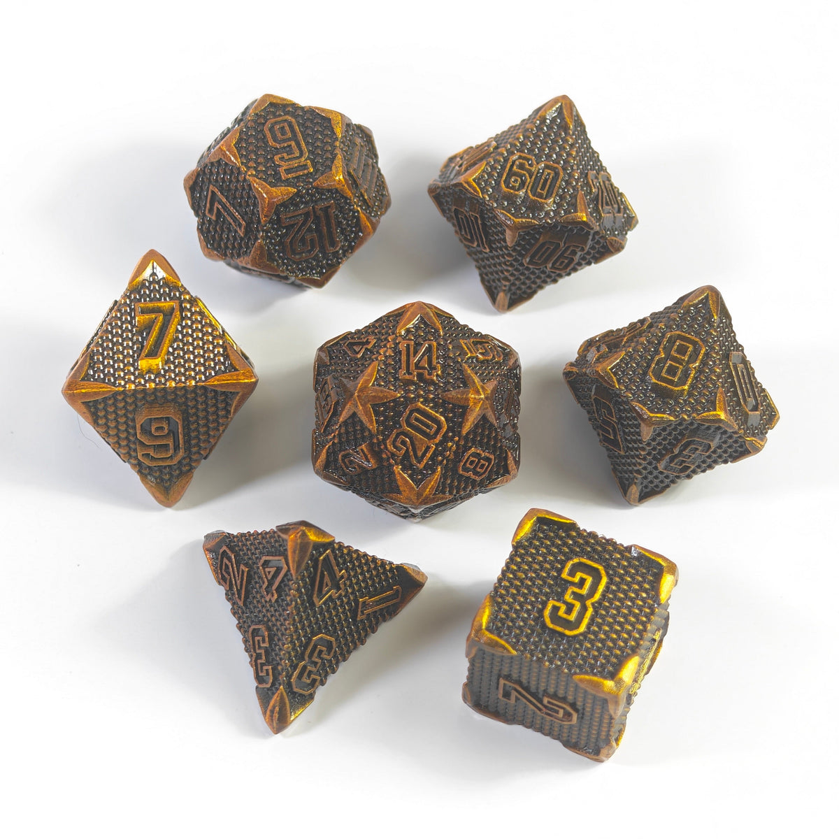 Power Play Solid Metal Dice Set
