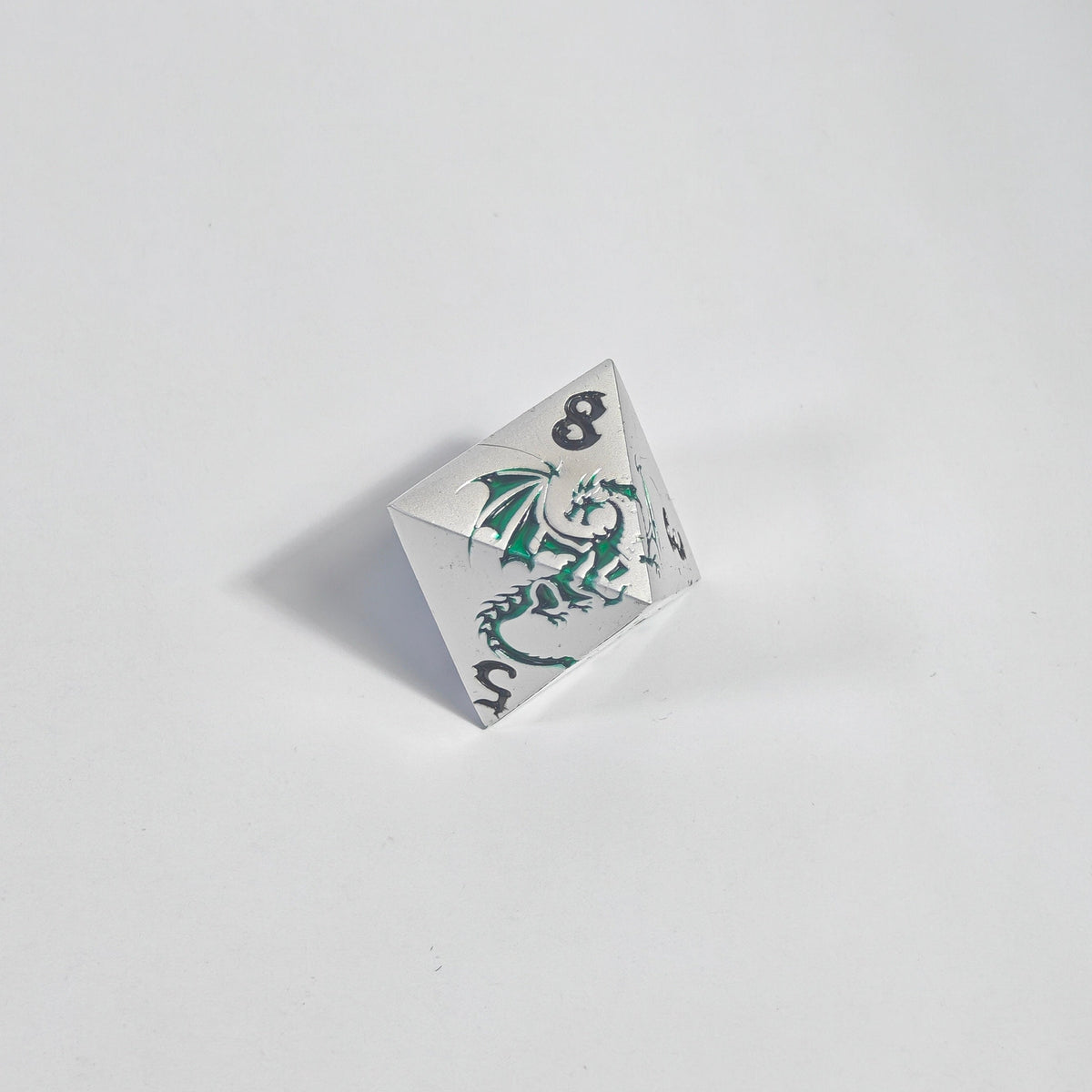 Green Dragon Imprint Massives Metallwürfel-Set