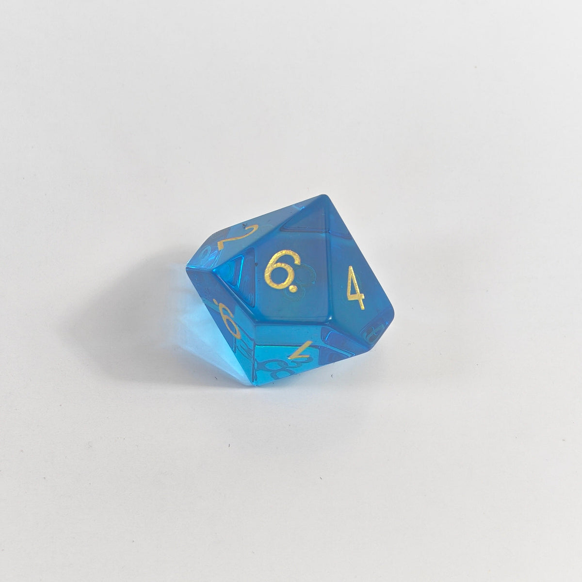 Blaues K9-Glaswürfel-Set