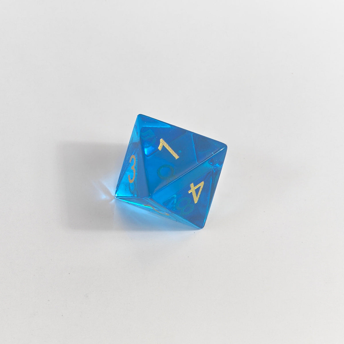 Blaues K9-Glaswürfel-Set