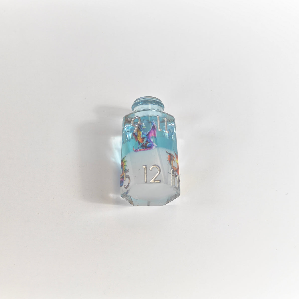 Blaue Drachenflasche