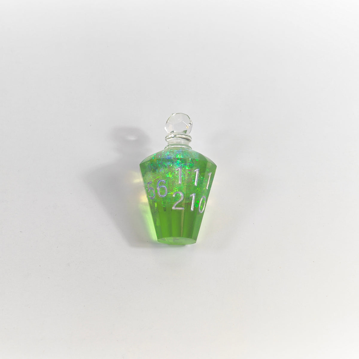 Boccetta di pozione glitterata verde