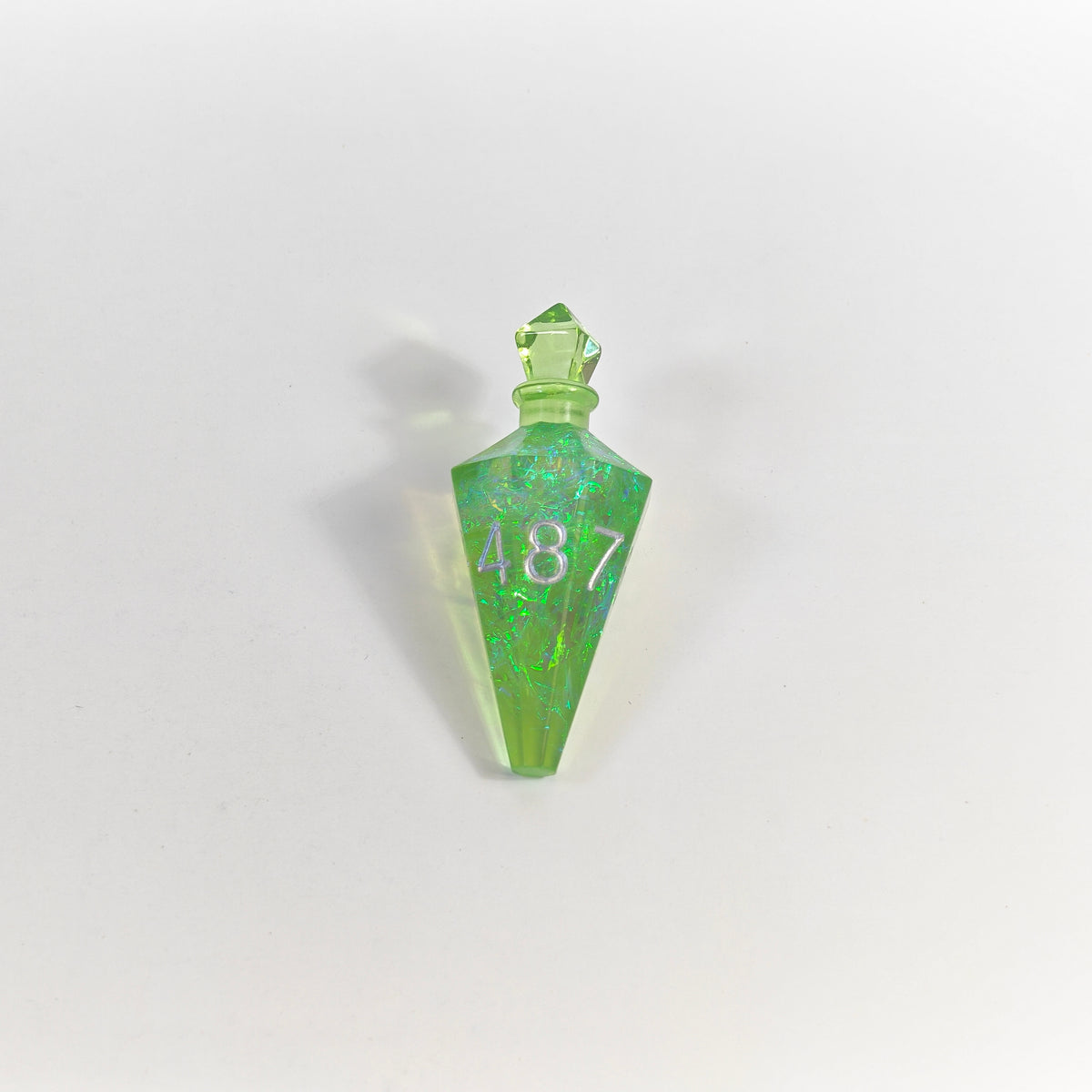 Boccetta di pozione glitterata verde