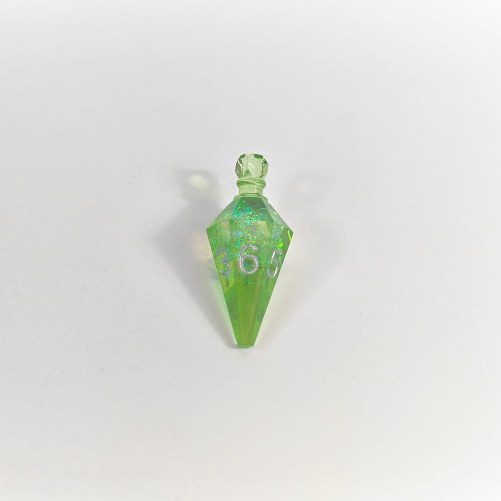 Boccetta di pozione glitterata verde