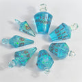 Blaue Glitzer-Zaubertrankflasche