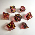 Ensemble de dés en résine Blood Resin Sharpe Edge