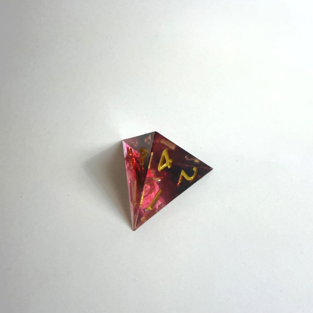 Ensemble de dés en résine Blood Resin Sharpe Edge