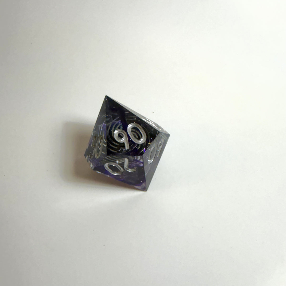 Set di dadi in resina Galaxy Void a spigolo vivo