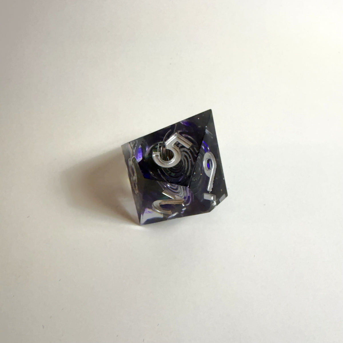 Set di dadi in resina Galaxy Void a spigolo vivo