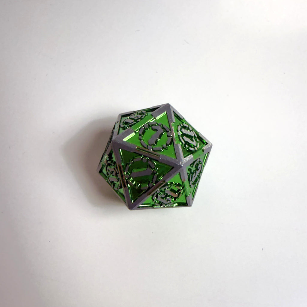 Exertus Mortis Würfelset aus massivem Metall