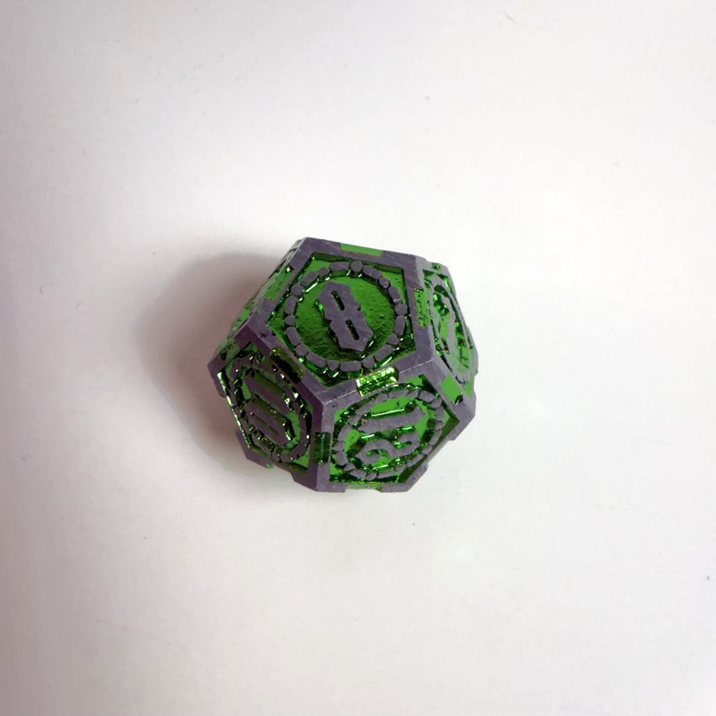 Exertus Mortis Würfelset aus massivem Metall