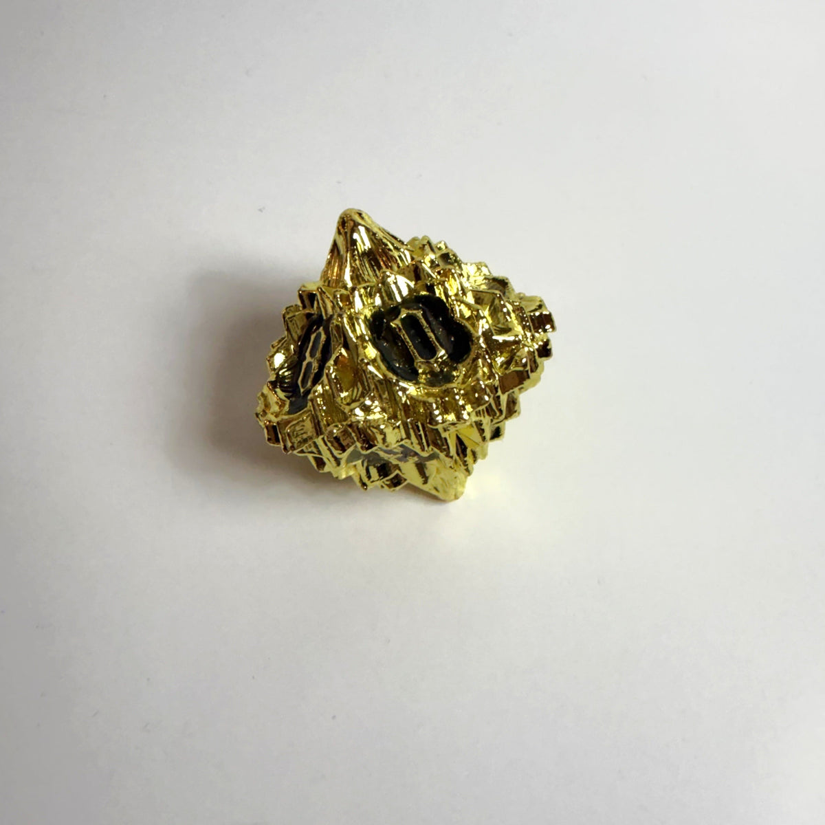 Sonnengeschmiedete Stachel-Würfelset aus massivem Metall