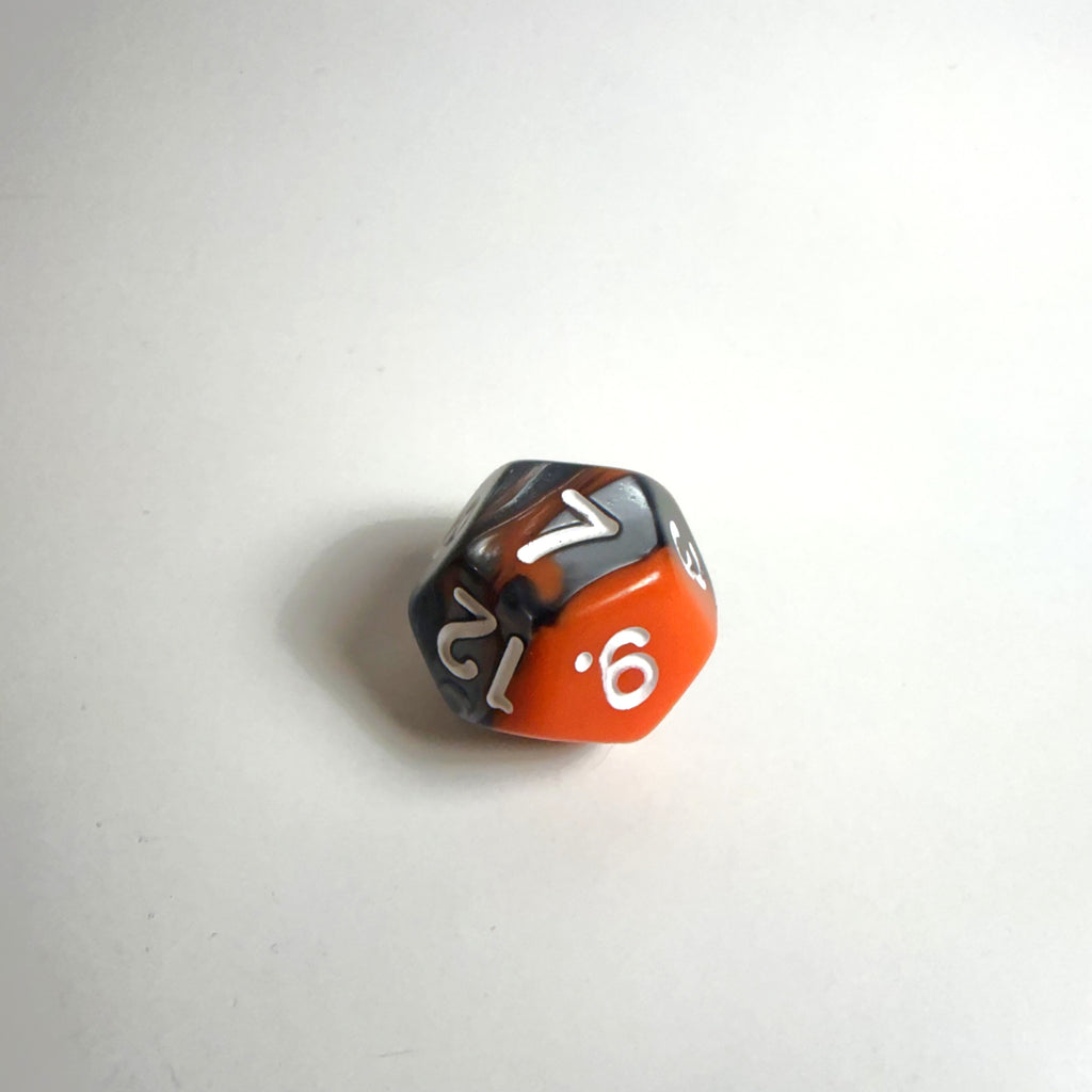 Jeu de dés en acrylique pierre de lave