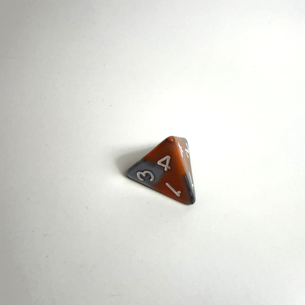 Jeu de dés en acrylique pierre de lave
