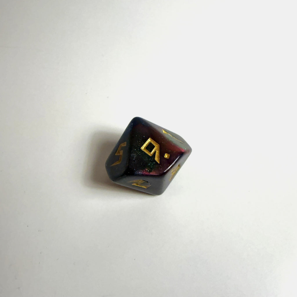 Galaxie-Acryl-Würfelset