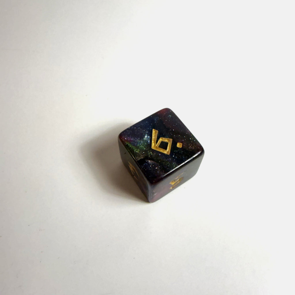 Galaxie-Acryl-Würfelset