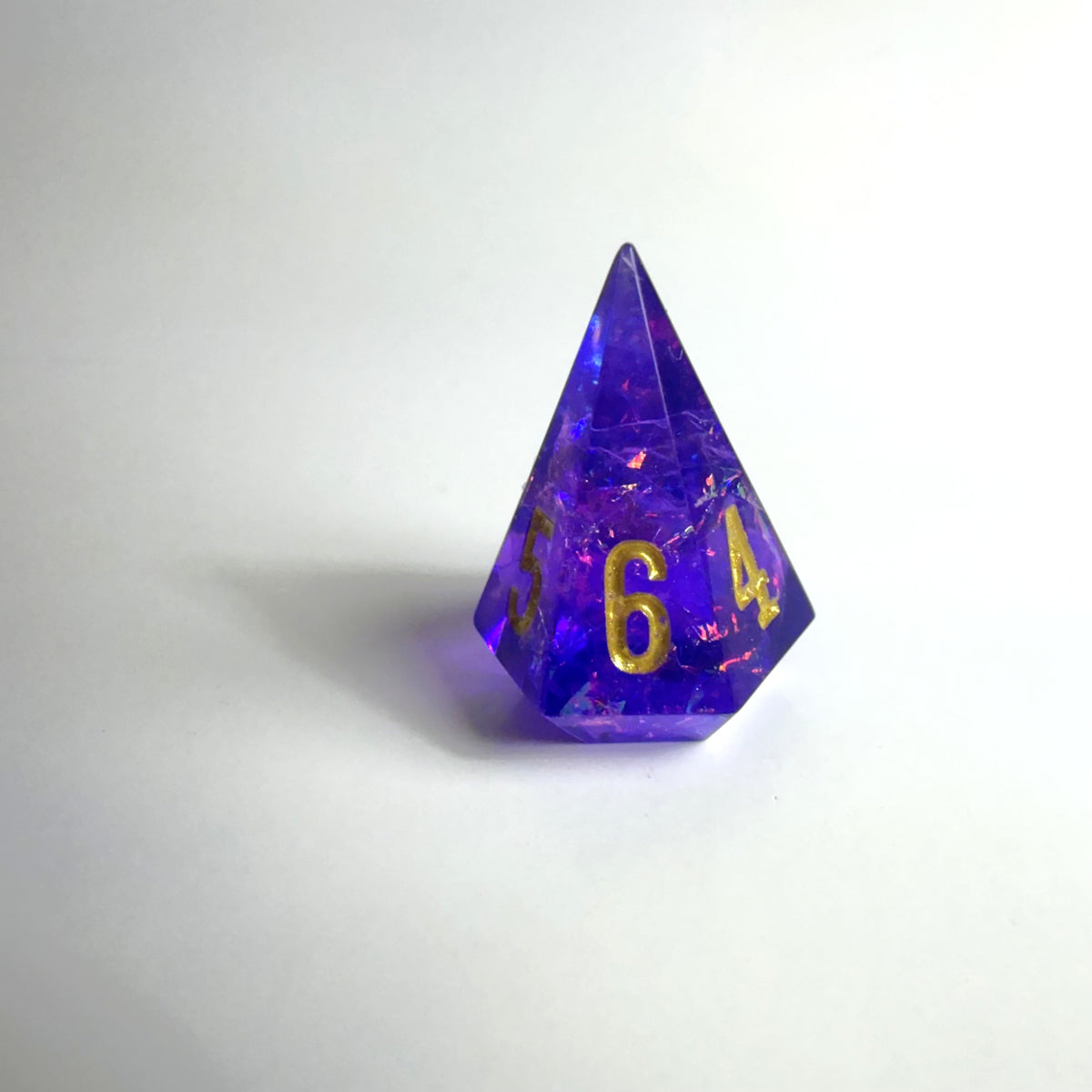 Set de dés en gemme Purple Life