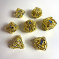Set de dados de metal hueco Golden Bell