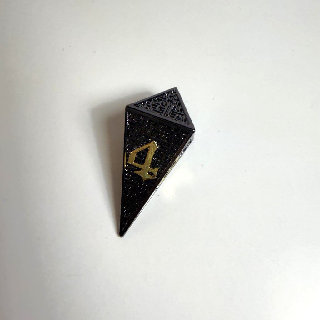 Ancient Uplink Solid Metal Dice Set