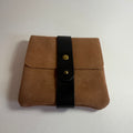 Brown Suede Dice Pouch