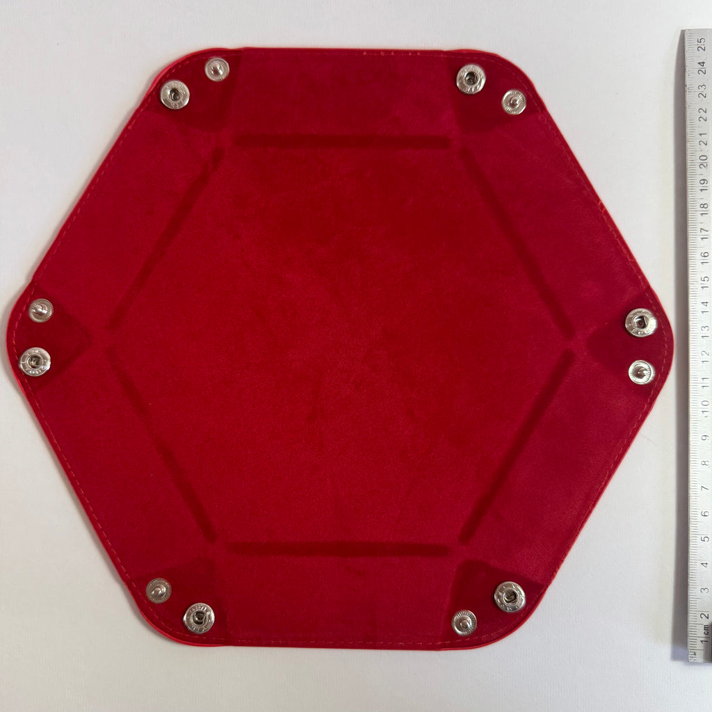 Plateau à dés standard rouge