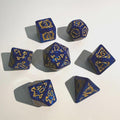 Royal Blue Mystic Acryl-Würfelset