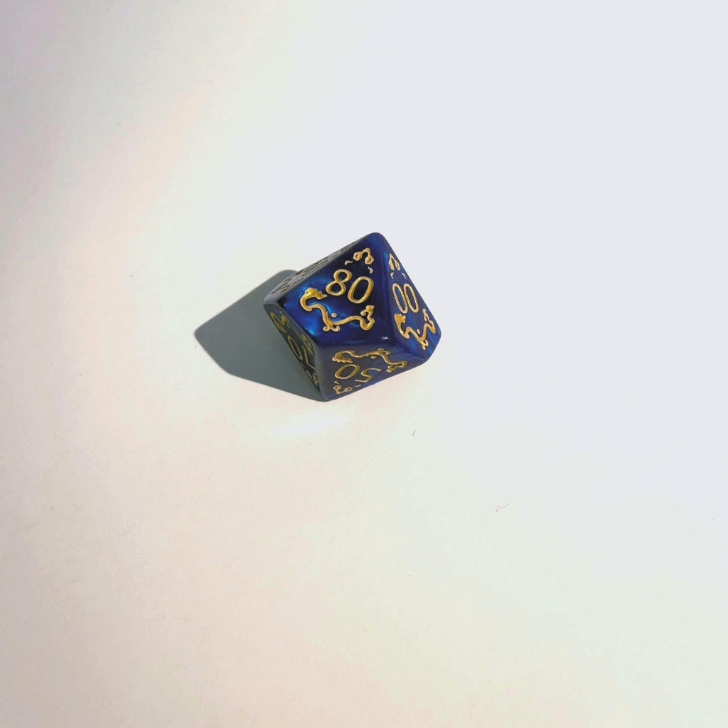 Royal Blue Mystic Acryl-Würfelset
