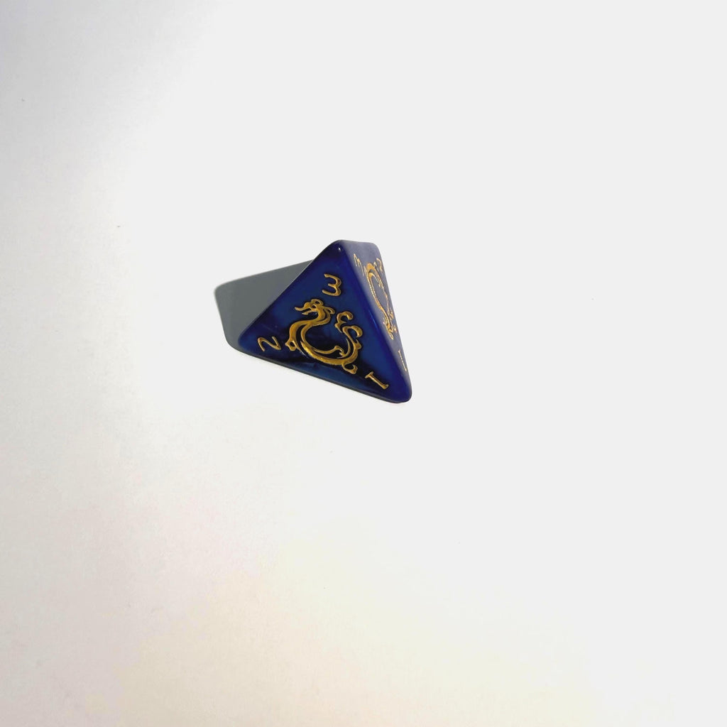 Royal Blue Mystic Acryl-Würfelset