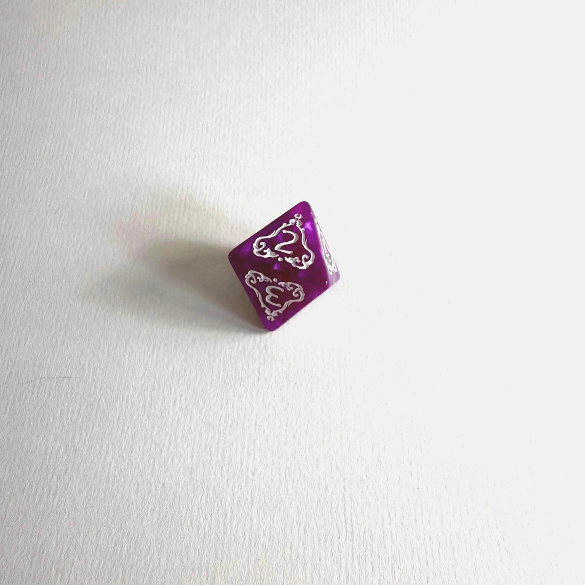 Magenta-mystisches Acryl-Würfelset