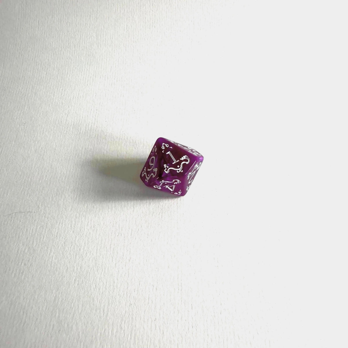 Magenta-mystisches Acryl-Würfelset