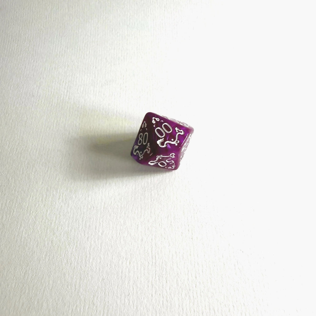 Magenta-mystisches Acryl-Würfelset
