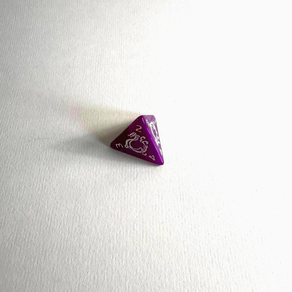 Magenta-mystisches Acryl-Würfelset