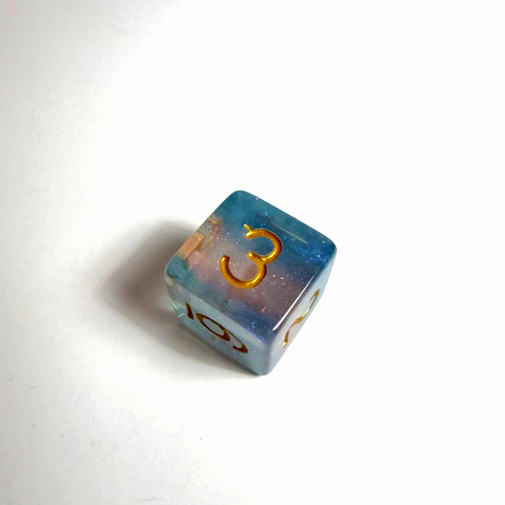 Transgender Pride Flag Acrylic Dice Set