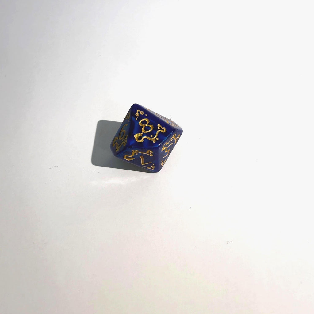 Royal Blue Mystic Acryl-Würfelset